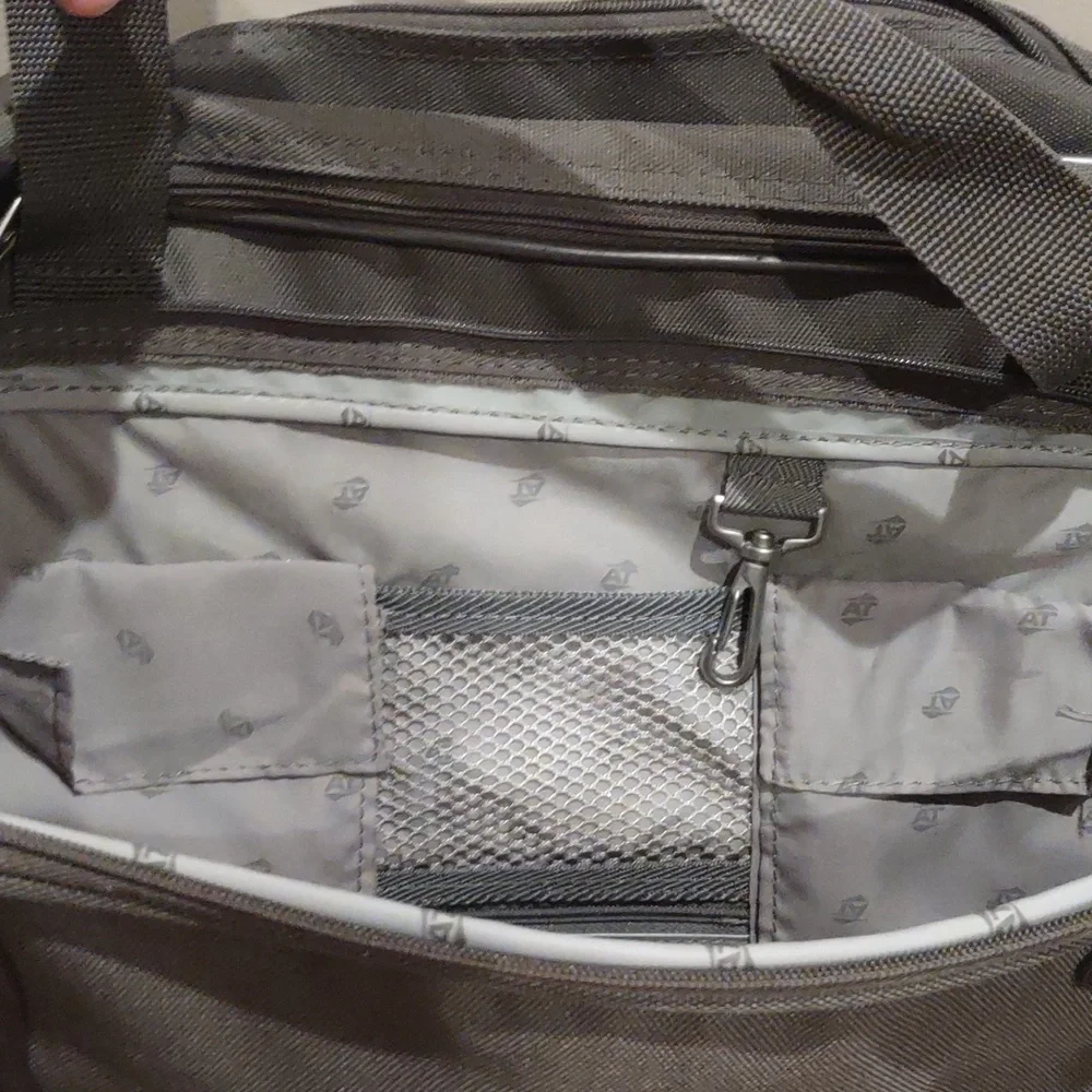 American tourister canvas computer briefcase bag